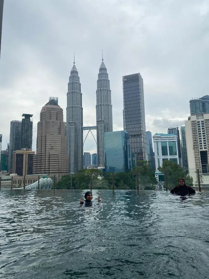 Rumah Hinggap 1 Balcony And 2-Bedroom Facing Gorgeous Klcc View Kuala Lumpur 0*,