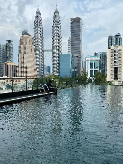 Rumah Hinggap 1 Balcony And 2-Bedroom Facing Gorgeous Klcc View Kuala Lumpur Malaysia
