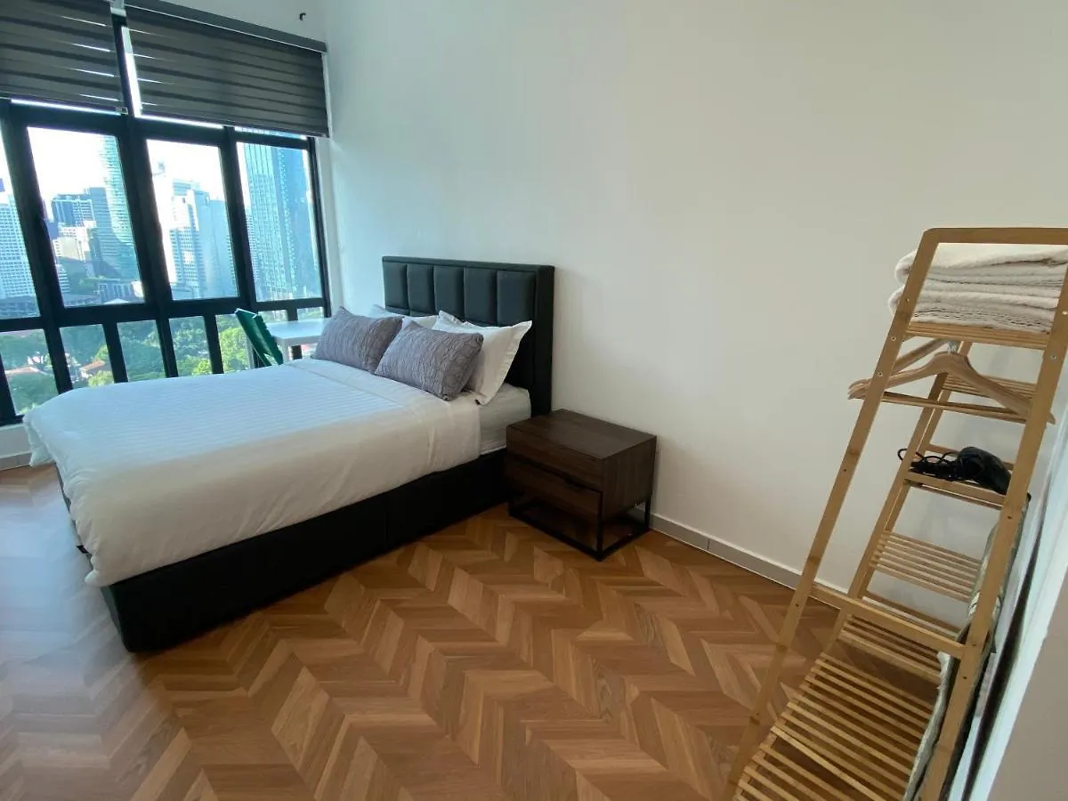 Apartment Rumah Hinggap 1 Balcony And 2-Bedroom Facing Gorgeous Klcc View Kuala Lumpur